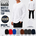 Pro Club Men’s Premium Heavyweight Waffle Thermal Shirt S-5XL Tall Long Sleeve Unisex