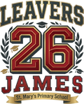 Personalised Class of 2026 Kids Leavers Shirt | School Graduation Tee [cite: 1] Unisex