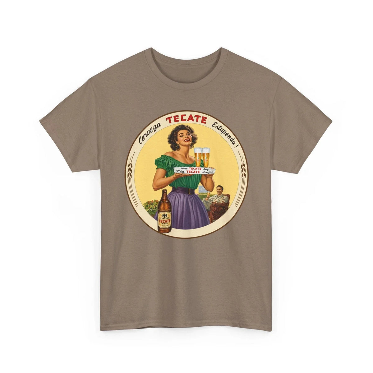 Cerveza Tecate Estupenda! Mexico Retro Beer Mexican Breweriana Pin-Up Unisex