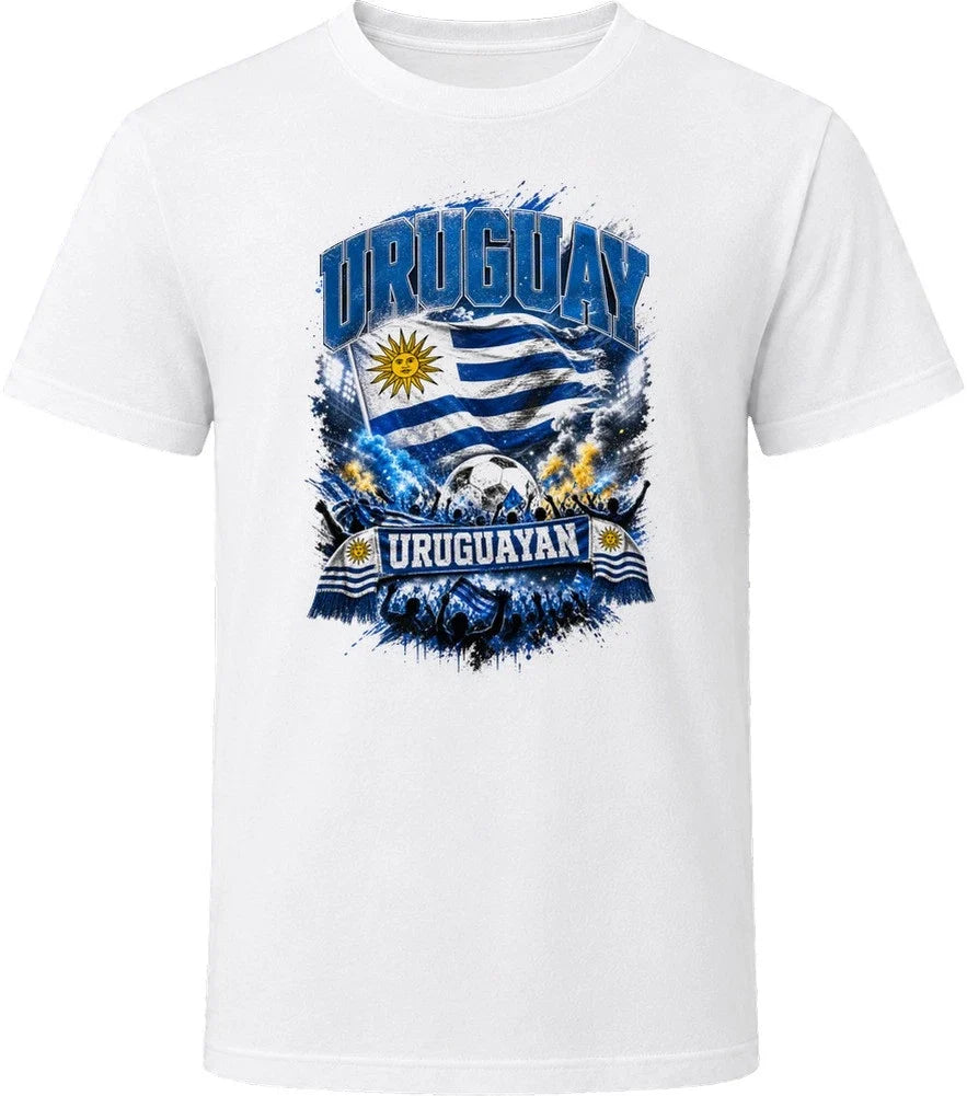 Uruguay Uruguayan Soccer Football National Supporters T Shirt Unisex