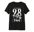 Number 28 Biggest Fan Soccer Player Family Cheer Game Day Premium Tri-Blend T... Unisex