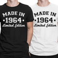 62nd Birthday Gift Made in 1964 Limited Edition Mens Tee Top Unisex