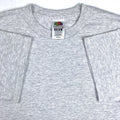 NOS vintage 90s BLANK GRAY MEDIUM fruit of the loom soft thin beach surf Unisex