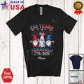 Custom Name 250th Anniversary Freedom; 4th Of July Three Patriotic Gnomes Shirt Unisex