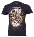 Official Johnny Cash T Shirt Black Song Titles Guitar Text New S M L XL XXL Unisex