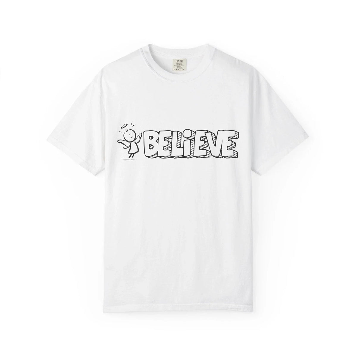Believe Angel Tee | Faith Graphic Unisex