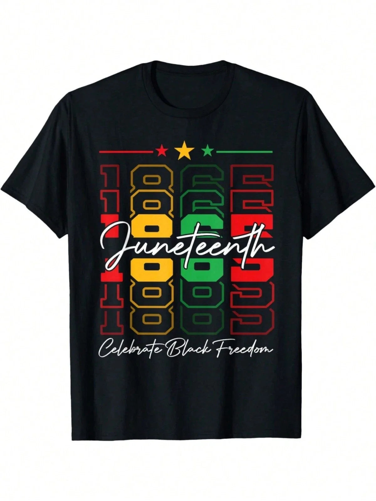 Juneteenth 1865 Celebration - Casual Tee With Juneteenth 1865 Graphic Unisex