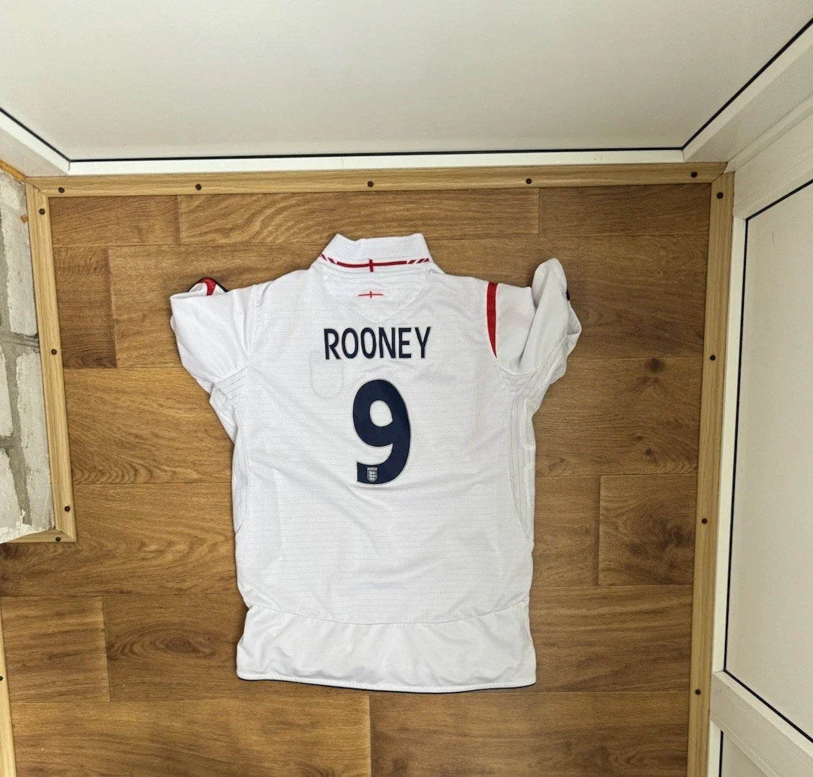 Umbro 2005-2007 Rooney Number 9 Umbro England National Team Jersey Boys XL Unisex