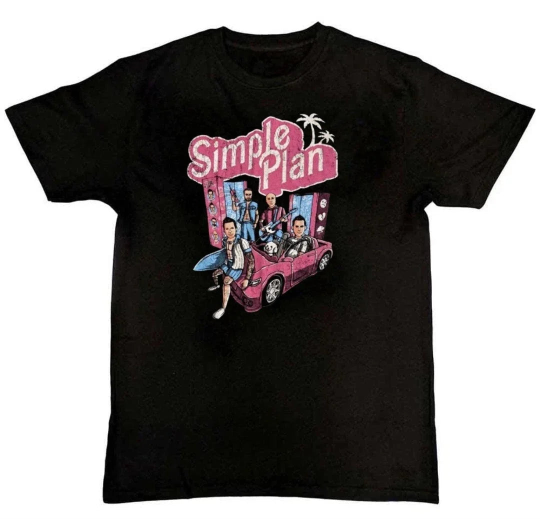 Simple Plan Graphic Print Unisex Mens S M L XL 2 3 4 XL Unisex