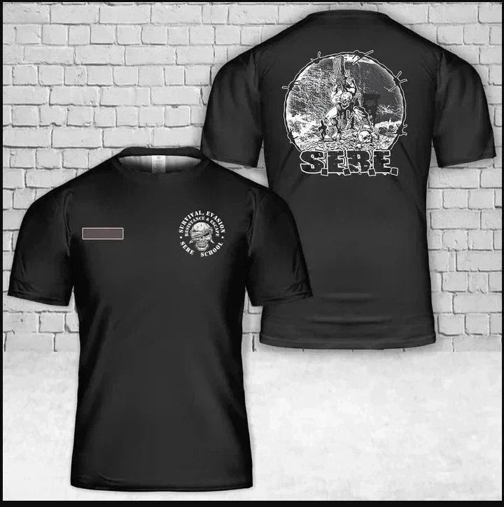 Custom Name SERE School Survival Evasion Resistance Escape Army AOP 3D Unisex