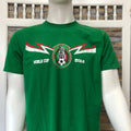 Mexico Mens T Shirt 2014 World Cup Soccer Futbol Size L Green Unisex