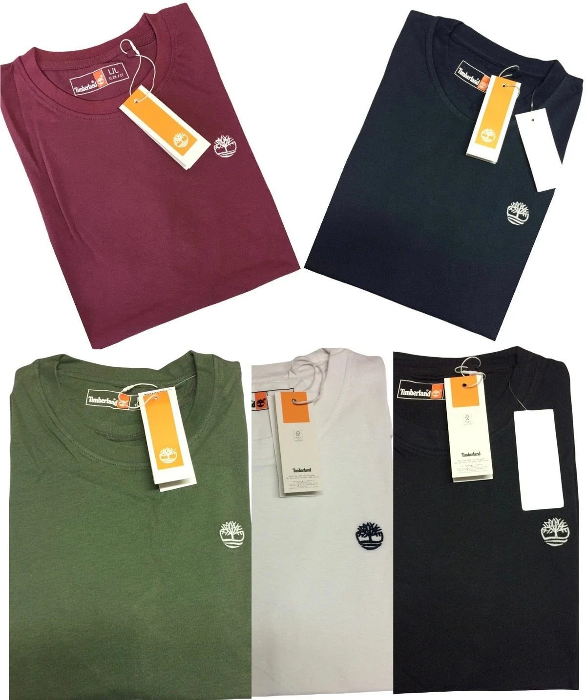 TIMBERLAND BRAND NEW SHORT SLEEVE CREW NECK REGULAR FIT MEN'S Unisex