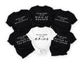Personalised Hen party s , Friends Wedding Tee Unisex