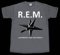R.E.M. REM AUTOMATIC FOR THE PEOPLE 92 SHORT - LONG SLEEVE NEW GRAY Unisex