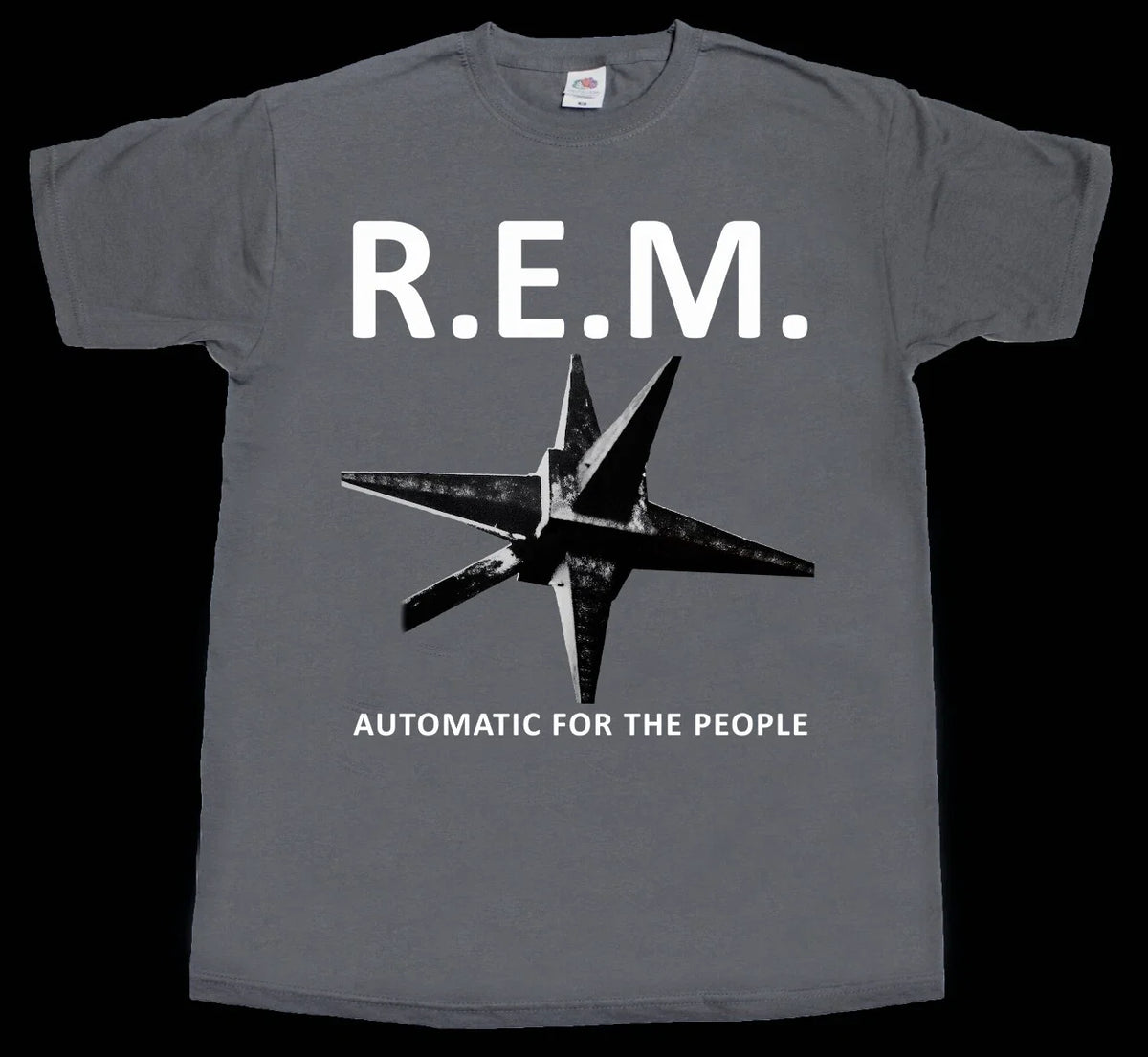 R.E.M. REM AUTOMATIC FOR THE PEOPLE 92 SHORT - LONG SLEEVE NEW GRAY Unisex