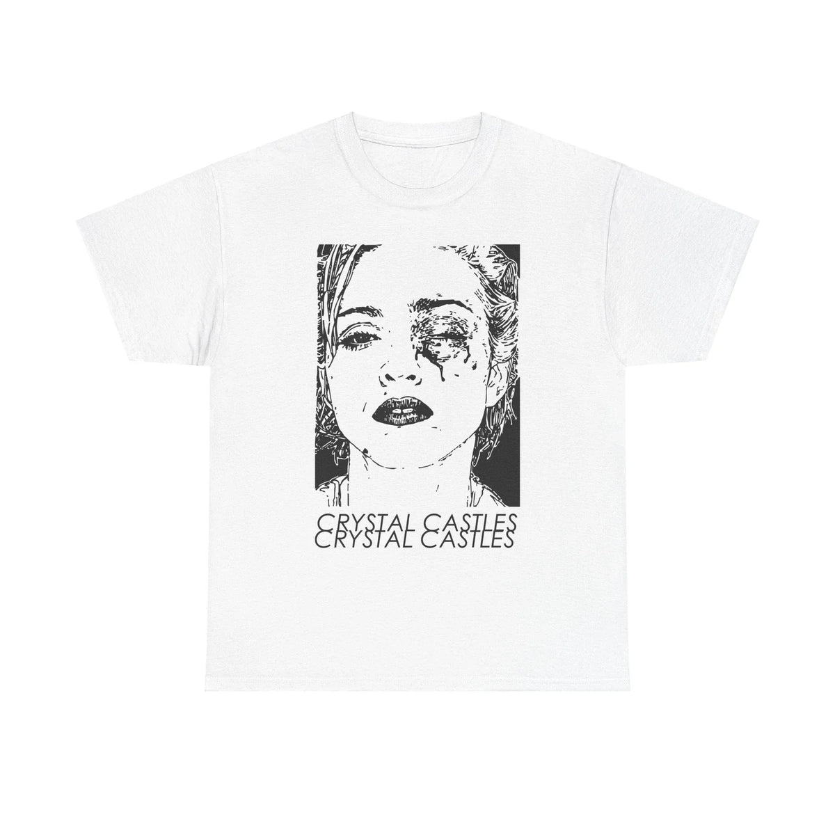 Crystal Castles Black Eye s Tees Album Tour Merch - All Colors and Sizes Unisex