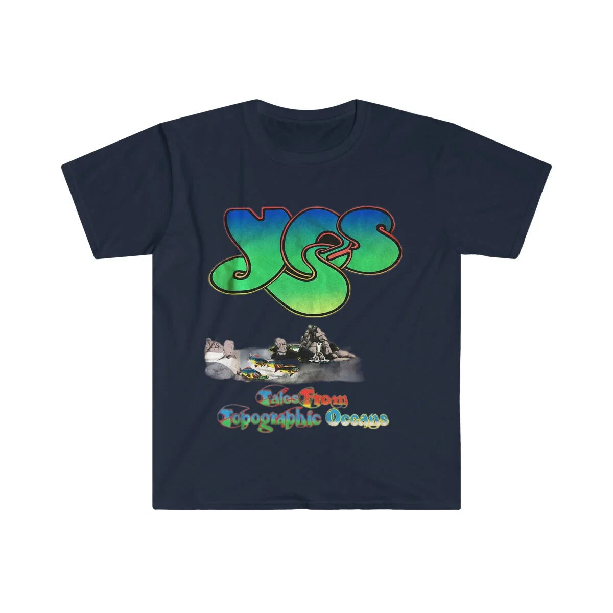 Unisex Soft Cotton . Rock Band. Yes Unisex
