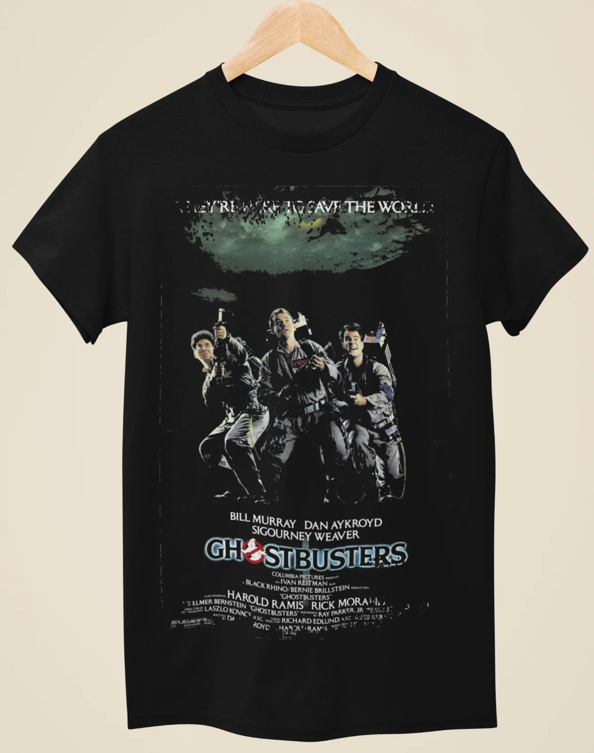 Ghostbusters - Movie Poster Inspired Unisex Black Unisex