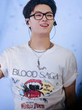 Enhypen World Tour 2026 , Blood Saga Merch reprint Tee Unisex
