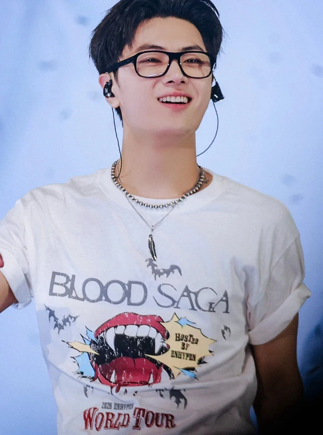 Enhypen World Tour 2026 , Blood Saga Merch reprint Tee Unisex