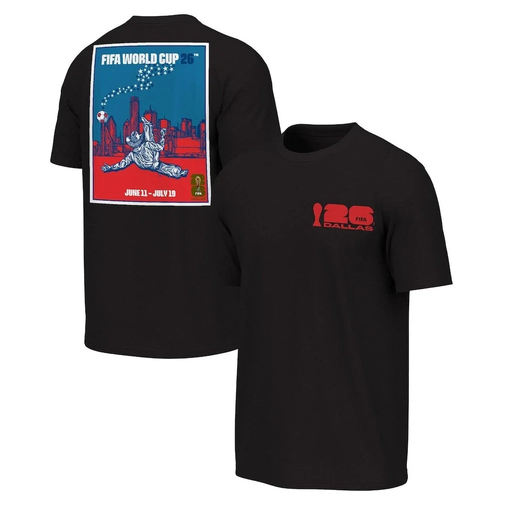 2026 World Cup Dallas Poster Graphic Soccer Fan T Shirt Unisex Unisex