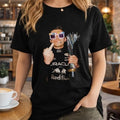 Max Ver $tappen Middle Finger Las Vegas GP Shirt ,Retro Distressed Graphic Tee Unisex