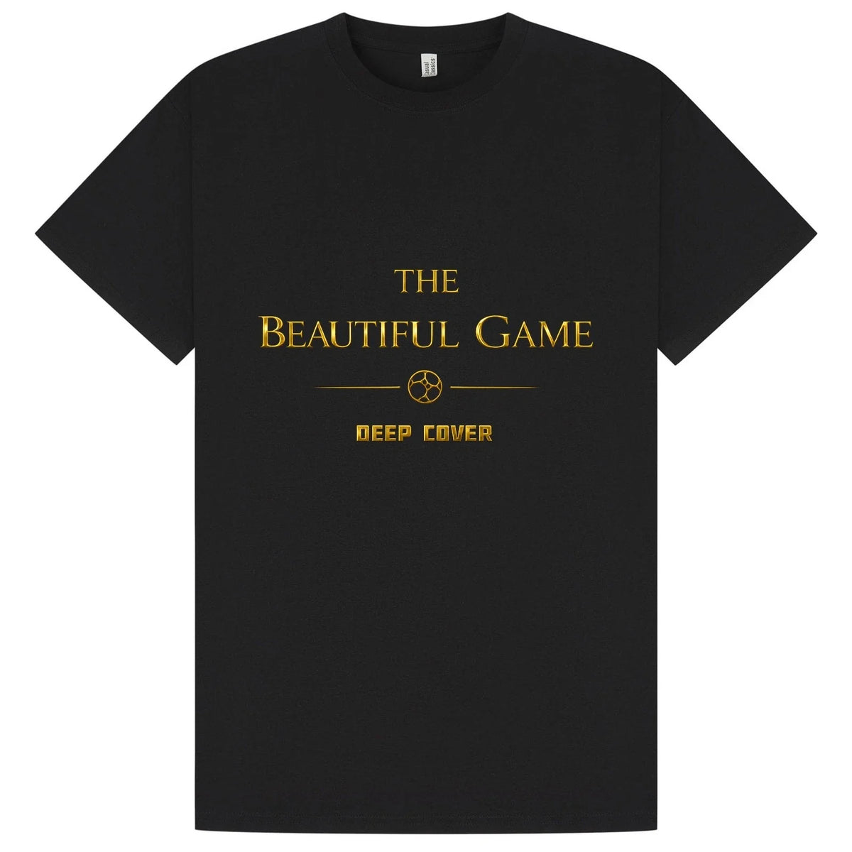 The Beautiful Game Cotton World Cup 26 in Black & Gold XS to 5XL Unisex