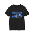 Blue IROC-Z Camaro | Vintage 1980s Sports Car Design Unisex
