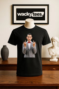 Pee Wee Herman Flipping The Bird Vintage Classic Big Adventure Graphic Tee Shirt Unisex