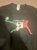 MEXICO LIFE IS FOOTBALL NAPA 2018 BLACK MENS XL TWO SIDED T SHIRT RARE SOCCER Unisex