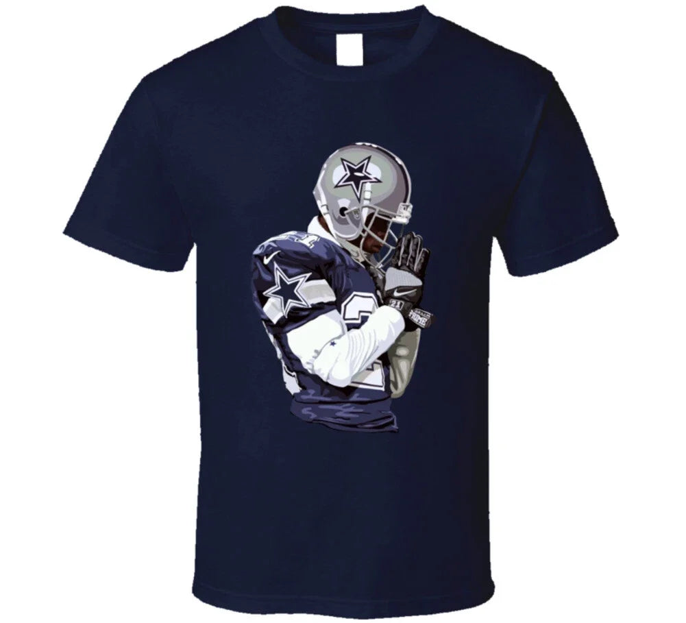 Deion Sanders Praying Dallas Football Fan T Shirt Unisex