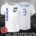 El Salvador Football Fan Personalised Mens Ladies Kids Euros World Cup Unisex