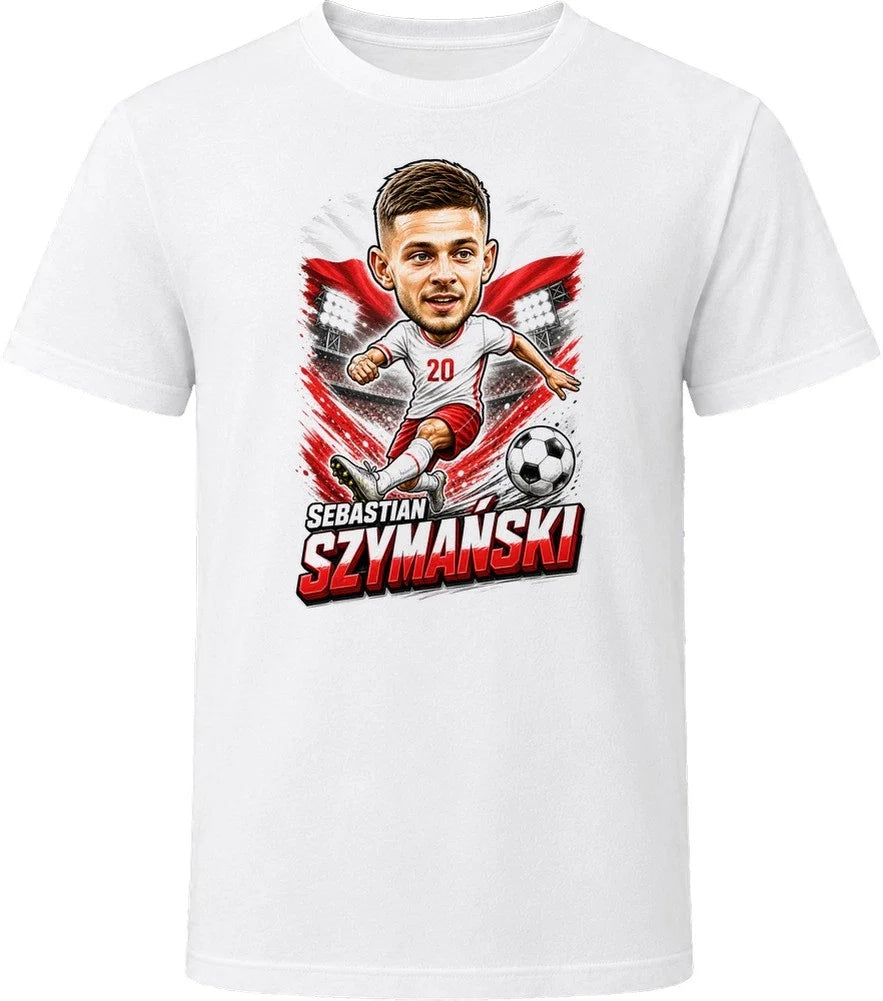Sebastian Szymanski, Poland Caricature Soccer 2026 T Shirt Unisex