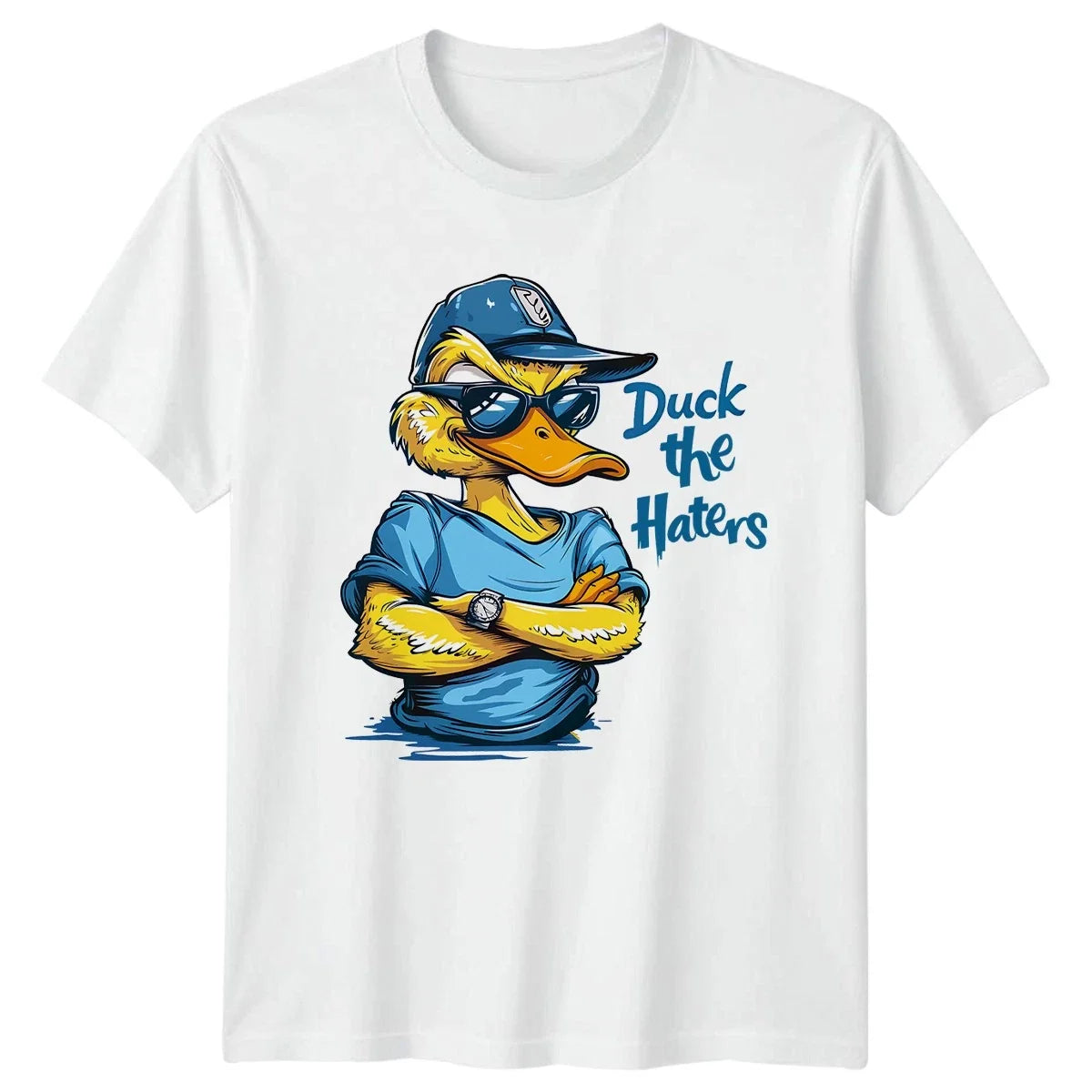 Duck The Haters Duck Joke Animal Humor Birthday Gift For Him And Her Unisex