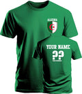 Personalise Algeria Football Soccer Fans Sports Costume Flag Badge Gift Unisex