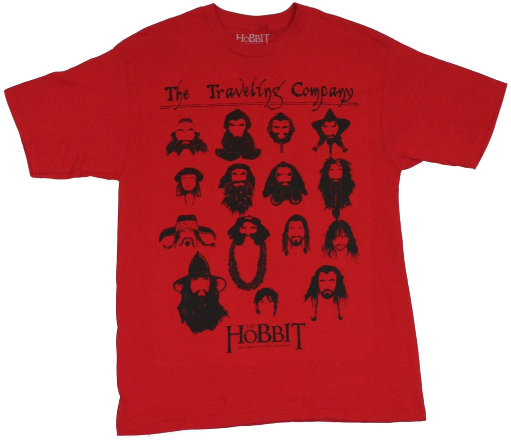 The Hobbit Adult New - The Traveling Company Beard Pics Unisex