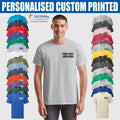 Personalsied Fruit Of The Loom Iconic 150 Custom Printed Text Unisex Top Unisex