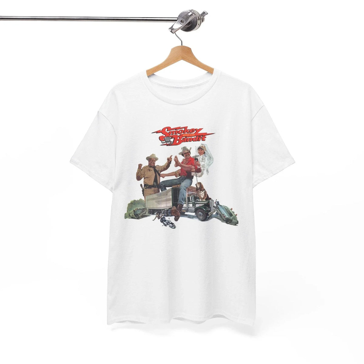 Smokey And The Bandit T Shirt Comedy Film Movie Poster Retro Cool , Unisex shirt Unisex
