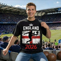 England Football 2026 T Shirt Supporters Gift for Men Women Kids Unisex