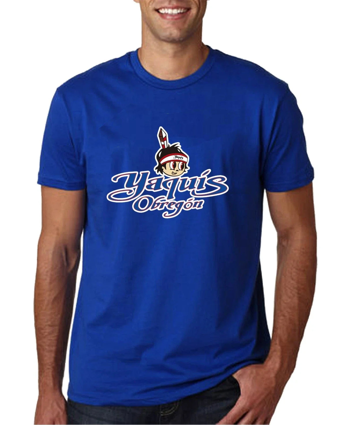 Baseball Yaquis de Obregon for Men's Color Royal 100% Cotton Unisex