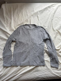 NN07 No Nationality Shirt Mens M Gray Waffle Knit Thermal Unisex