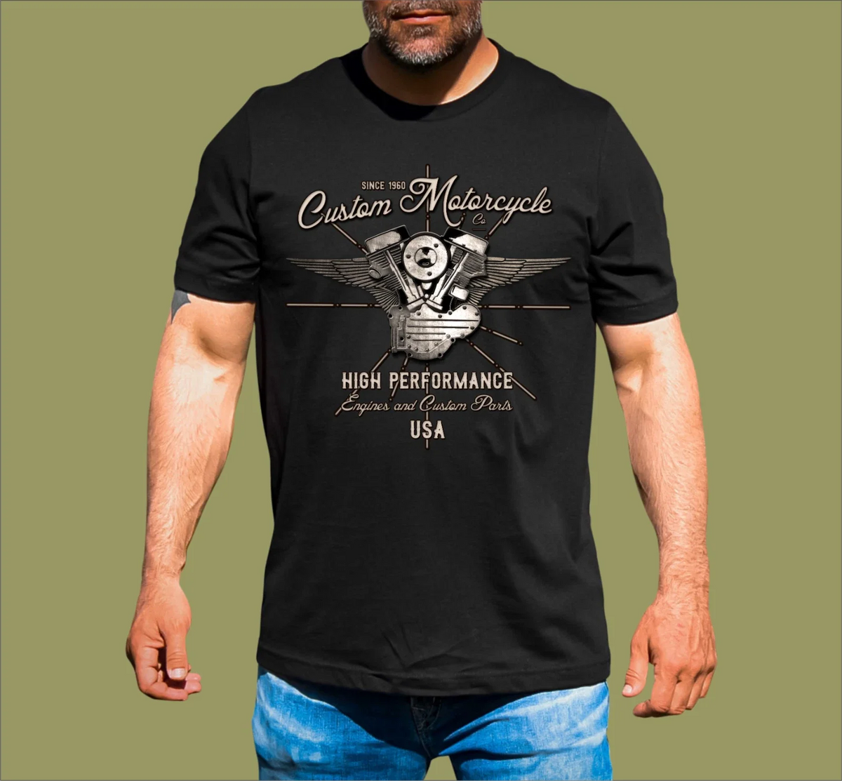 CUSTOM MOTORCYCLE USA Unisex