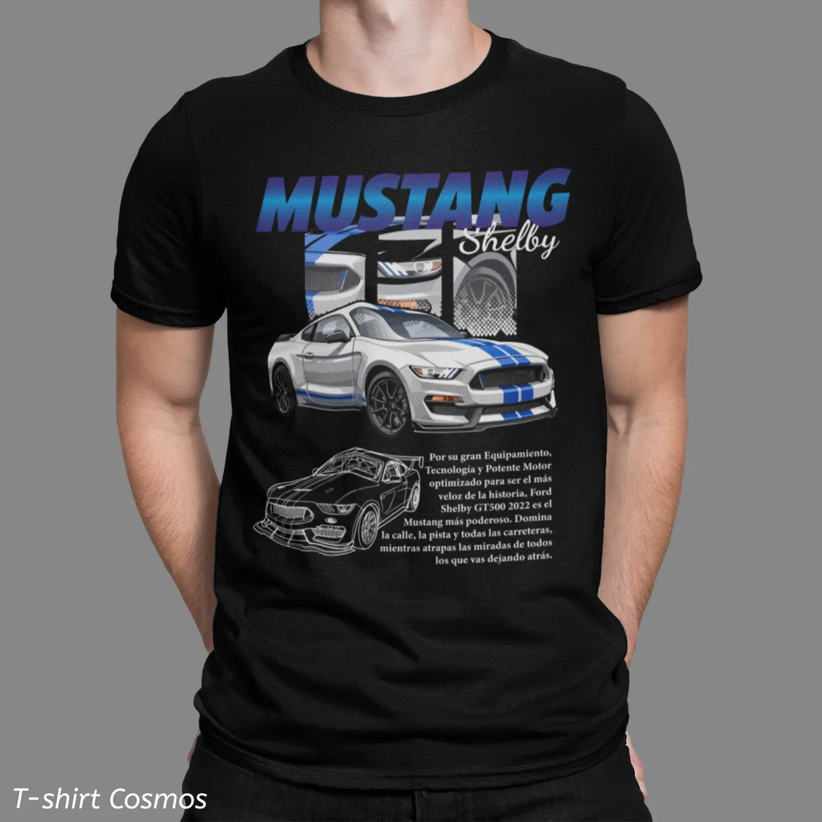 Retro Mustang Shelby Ford Car , classic car, Dads gift, old school Unisex