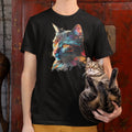 Cat Lovers Printed Cute Colourful Kitten Mens Ladies Kids Adult Gift Top Unisex