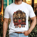 England 2026 Three Lions Crowned Lion Football Tournament Fan Gift Top Unisex