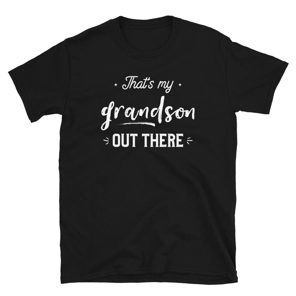 That's My Grandson Out There Proud Grandparent Sports Fan Unisex