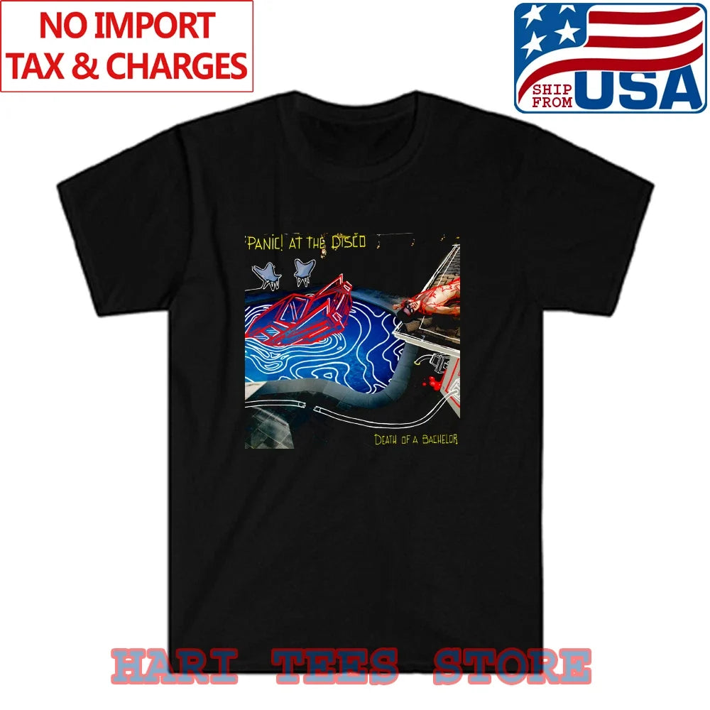 Panic At The Disco Death Of A Bachelor Men's Black Size S to 5XL Unisex