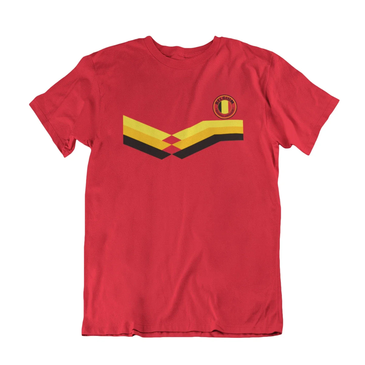 Mens BELGIUM Retro Strip Style Football Belgian World Cup 2026 Kit Unisex