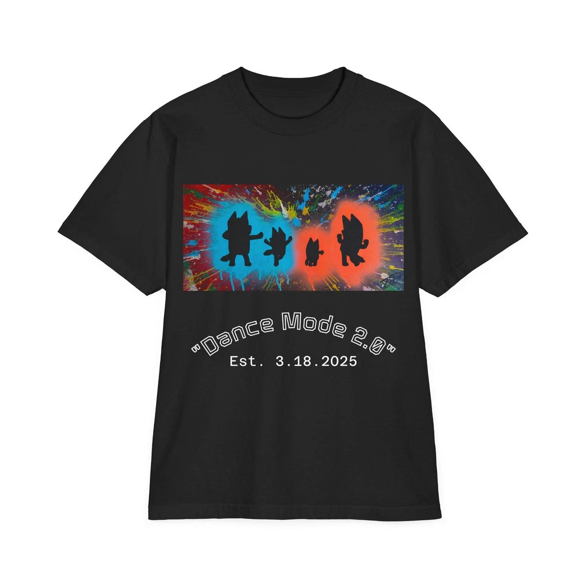 "Dance Mode 2.0" Custom Unisex , Fun Graphic Tee Unisex