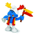 NEW 20530 Smurf fan football RETIRED SCHLEICH Smurfs Puffo Schtroumpf soccer toy Unisex